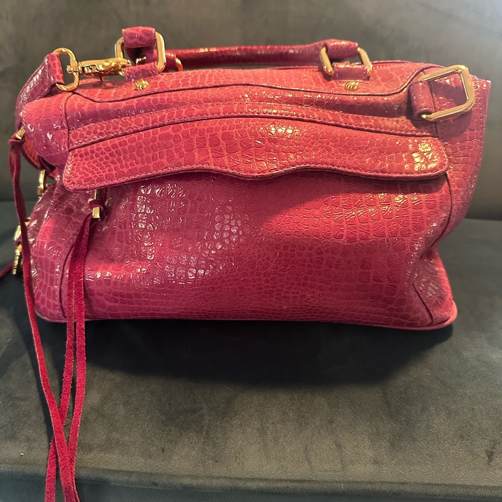 Rebecca Minkoff pink MAB leather handbag